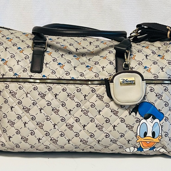Disney Donald Duck Patterned Travel Bag - Picture 1 of 3